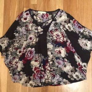 Flowy flower tunic